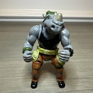 Vintage 1988 Rocksteady Rhino Teenage Mutant Ninja Turtles TMNT Action Figure